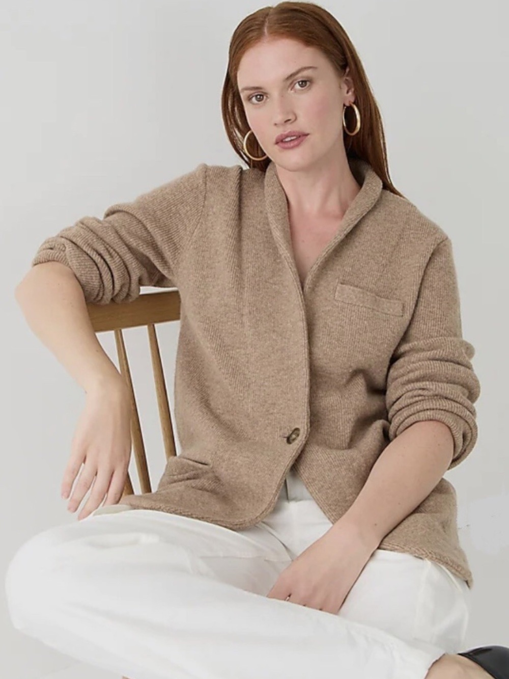 J. Crew Cocoon Sweater Blazer